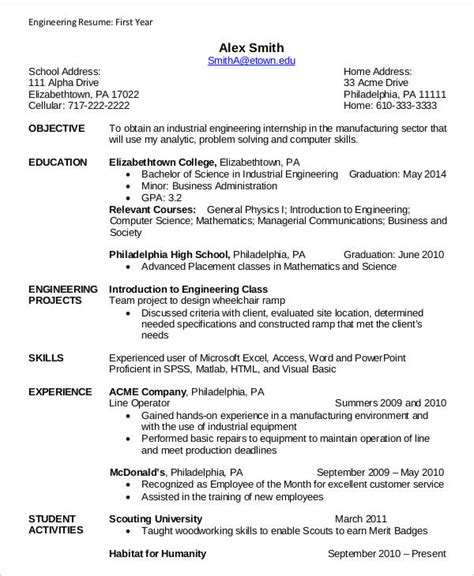 19 First Resume Templates Pdf Doc