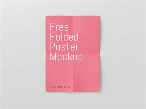 All files are easy to download and use. Free Paper Poster Mockup (PSD)