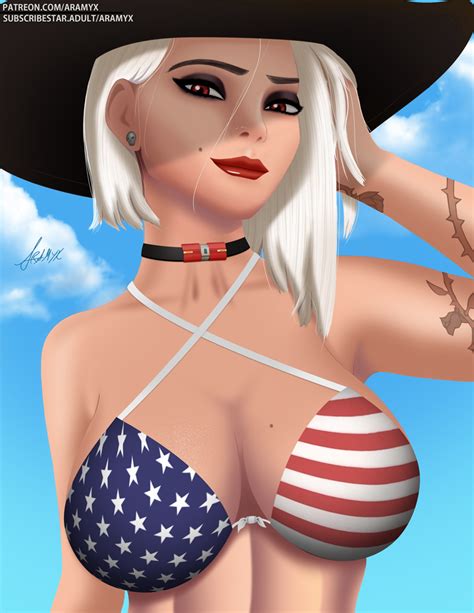 Rule 34 1girls American Flag American Flag Bikini Aramyx Ashe