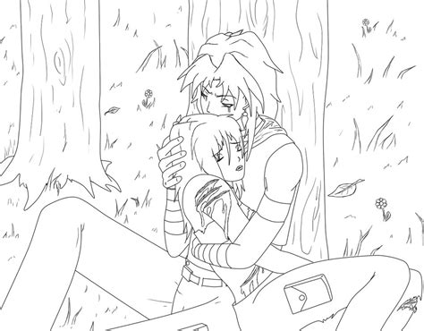 Coloring Pages Of Anime Couples At Free Printable