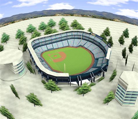 Wii Wii Sports Baseball Stadium The Models Resource