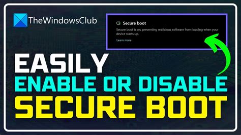 How To Enable Or Disable Secure Boot In Windows 11 Complete Guide