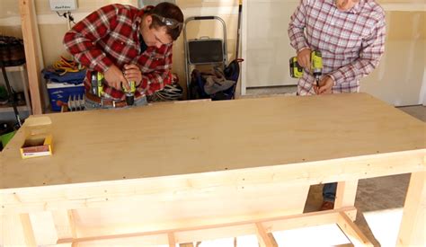 Diy Simple Workbench Project Woodworking Bench