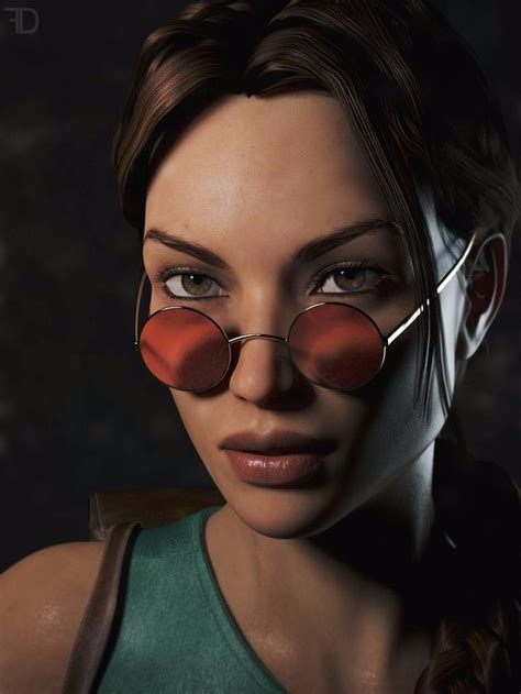 Lara Portrait By Fredelsstuff On Deviantart Lara Croft Tomb Raider
