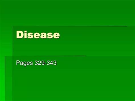 Ppt Disease Powerpoint Presentation Free Download Id9731632