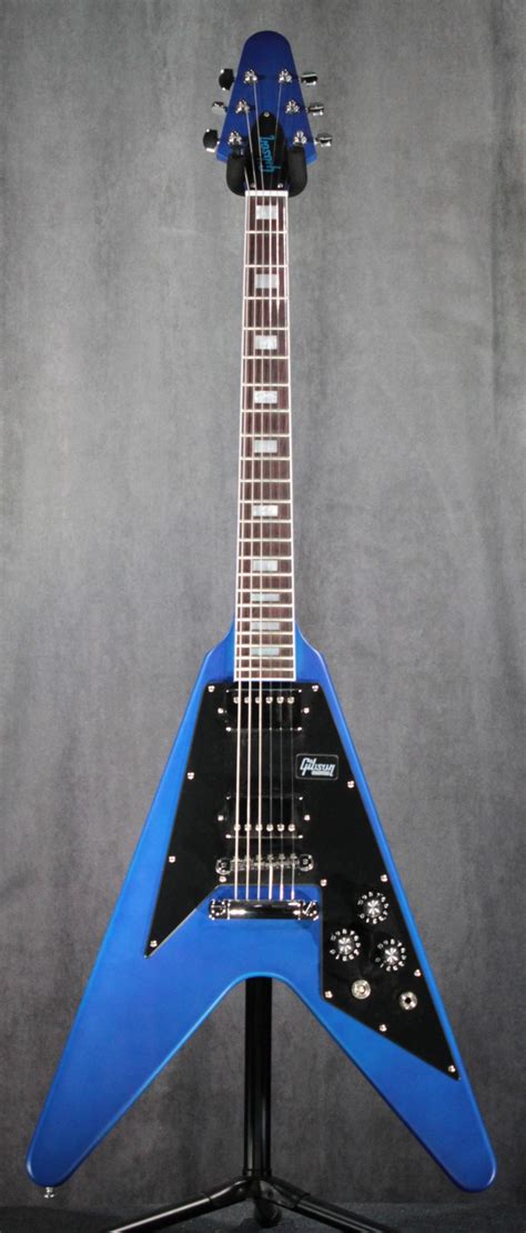 Gibson Custom Shop Flying V 70s Blue Mist Satin