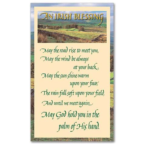 Irish Blessing Prayer Card Ubicaciondepersonascdmxgobmx
