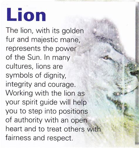 Lion Spirit Guide Pinned By The Mystics Emporium On Etsy Spirit