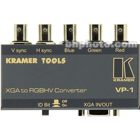 Kramer Vp 1 Vga Rgbhv Interface Converter Vp 1 Bandh Photo Video