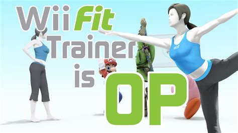Wii Fit Trainer Is Op Smash Bros Wii U Montage Youtube