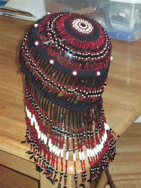 Handmade Beaded Alutiiq Headdress I Want To Make This Bead Work
