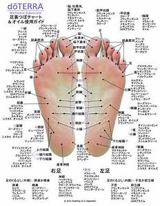 100 Gloss Hand And Foot Reflexology Chart Japanese Essential Oil