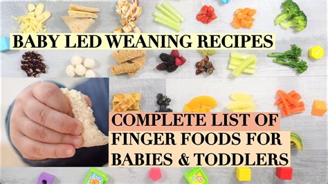 How To Cut Food For Baby Led Weaning Finger Food Recipes For Baby