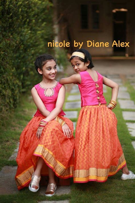 This navrathri season, we all love wearing traditional sarees. Best 25+ Kids pattu pavadai ideas on Pinterest | Kids ...