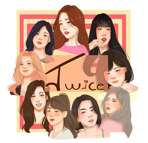 Twice Clipart Clipart Twice Girlsgroup Kpop Custom Momo Mina Tzuiu Feel