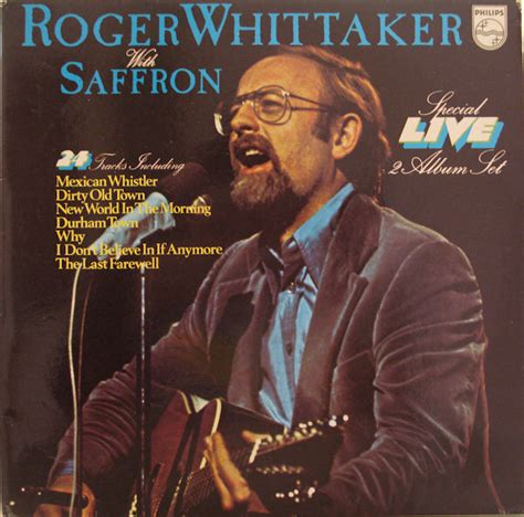 Roger Whittaker Live With Saffron 2 Lp 1975 Live Gatefold Von
