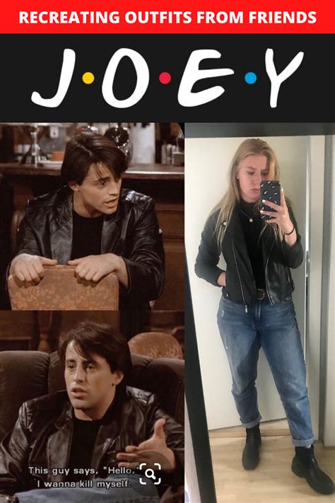 Joey Inspired Look Check Out The Whole Video Where I Recreate Friends Inspired Outfits And
