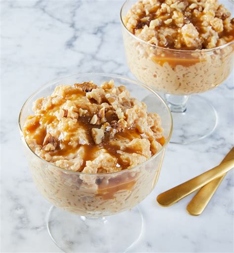 Slow Cooker Salted Caramel Rice Pudding