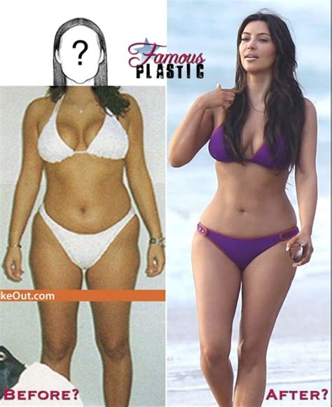 Kim Kardashian Body Before And After The Expert