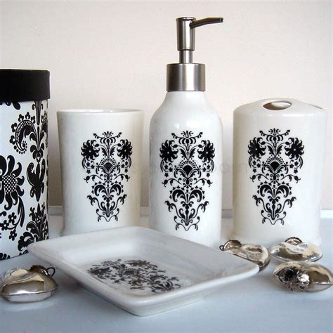Damask 4pc Bath Set Bliss And Bloom