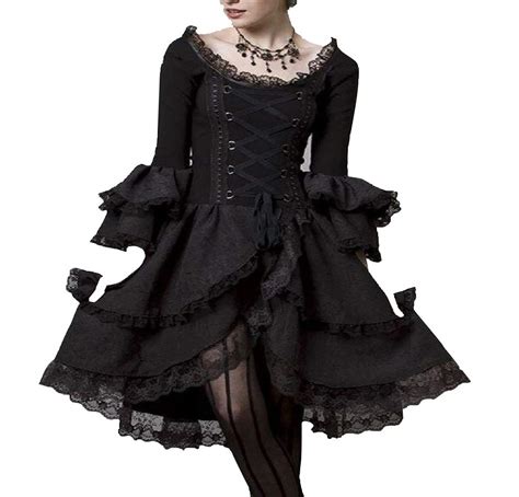 Nite Closet Gothic Dresses For Women Plus Size Lolita Steampunk