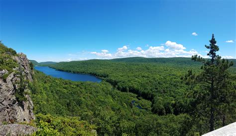 Lake Of The Clouds Porcupine Mountains State Park Mi 6880x3968 Oc