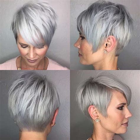 For the older ladies, we have great 14 short hairstyles for gray hair. Short Hairstyle Grey Hair - 5 | Fashion and Women
