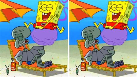 Spongebob Can You Spot The Difference Pictures