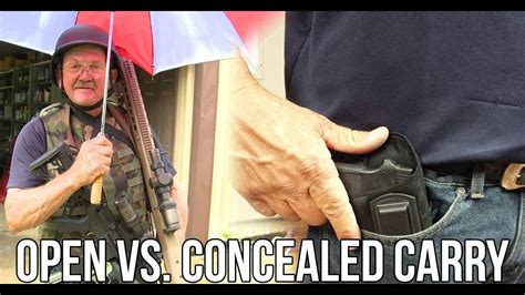 Open Carry Vs Concealed Carry When Is It Appropriate With Jerry