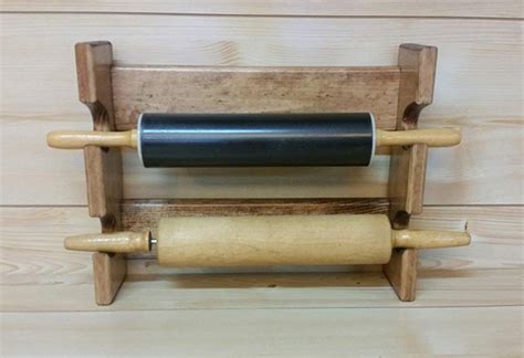 Dough rollers of this kind were prevalent in early american history. Rolling Pin Rack with Two Slots - Multiple Rolling Pin ...