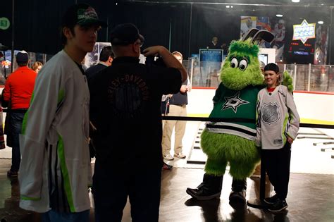 Dallas Stars Mascot Victor E Green History Reception Every Question