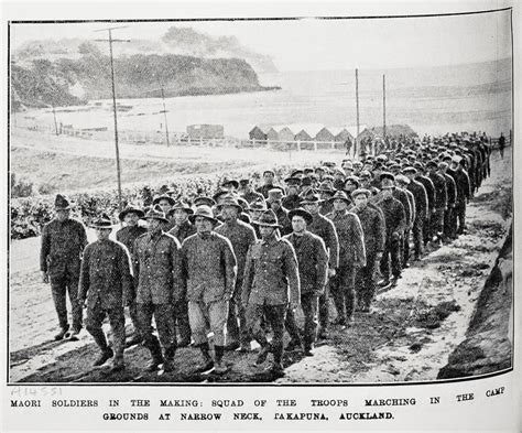 Maori In The First World War The First Māori Contingent