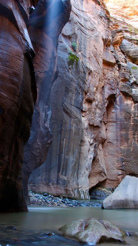 Good morning and welcome to sunrise at zion national park. Found this pretty little waterfall in the Zion National ...