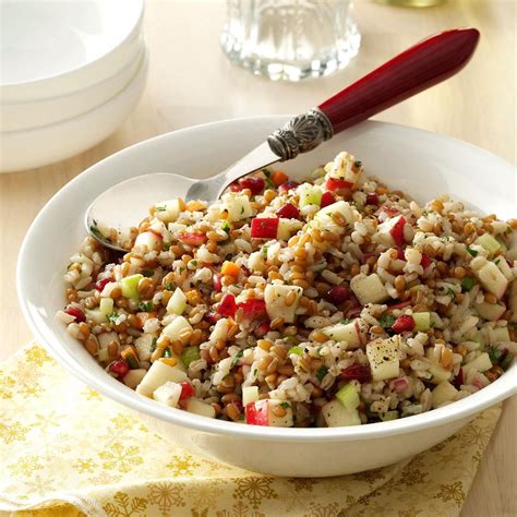 Kale caesar pasta salad recipe. Festive Three-Grain Salad | Recipe (With images) | Grain salad, Delicious salads, Recipes
