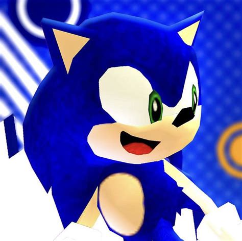 Sonic Pfp ☍ Sonic Adventure Sonic Sonic And Shadow