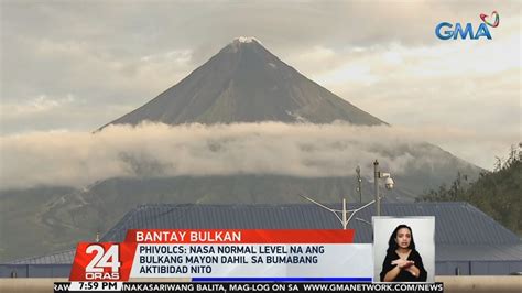 Alert Level Lifted Mayon Volcano Now At Normal State —phivolcs 24