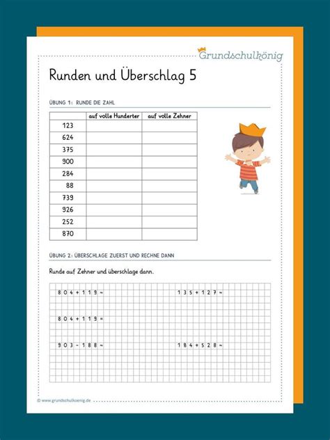 Schnittpunkt mathematik be bb hb hh he mv ni rp sh sl st th hier findet ihr kostenlose arbeitsblätter und übungsblätter für das schulfach mathematik in der grundschule. Runden und Überschlag in 2020 | 3. klasse mathe, Grundschule, Grundschulkönig