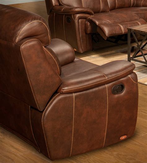 Legend Brown Top Grain Leather Recliner Cb Furniture