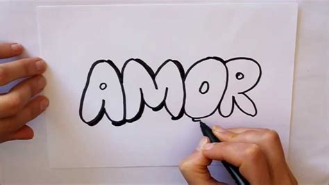 Cómo Dibujar Amor Letras Dibuja Conmigo Dibujos De Amor Youtube