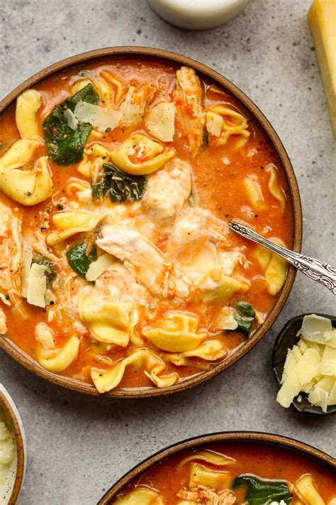 Italian Chicken Tortellini Soup Suebee Homemaker