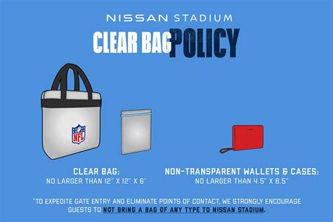 Stadium Policies A Z Guide Nissan Stadium Nissan Stadium Bag Policy