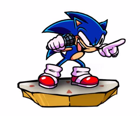 Sonic The Hedgehog Blinked Fnf Sticker Sonic The Hedgehog Blinked Fnf
