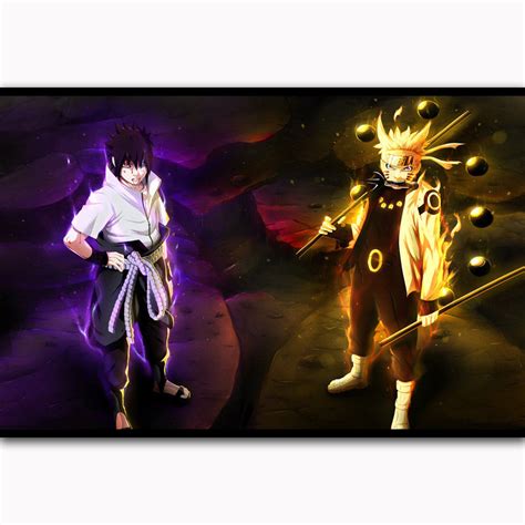 Mq1782 Japan Anime Fighting Naruto Sasuke Sharingan Hot