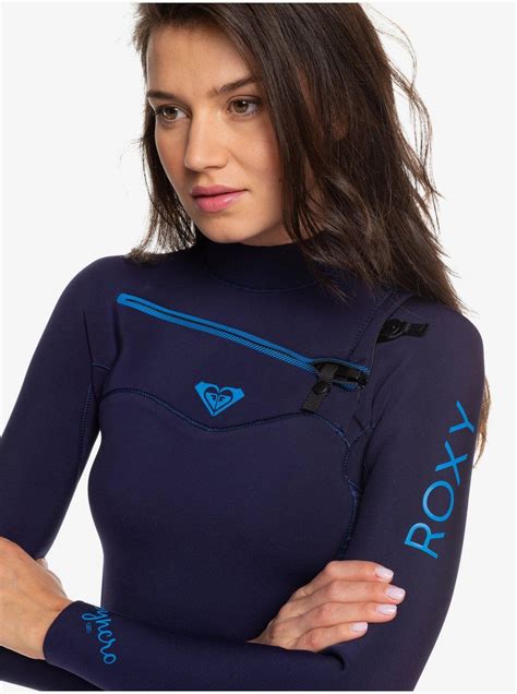 Sorted Surf Shop Roxy Syncro 543mm Ladies Chest Zip Winter Wetsuit Blue