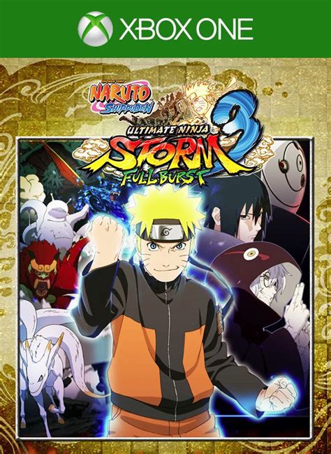 Naruto Shippuden Ultimate Ninja Storm 3 Full Burst 2017 Xbox One Box Cover Art Mobygames
