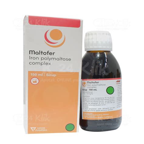 Maltofer Syrup 150 Ml Manfaat Dosis Efek Samping