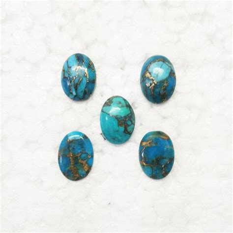 Amazing Natural Blue Copper Turquoise Gemstone Aaa Quality Cabochon