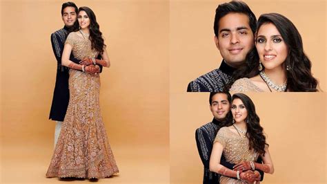 See Pic Akash Ambani Shloka Mehta Look Ethereal In First Picture From