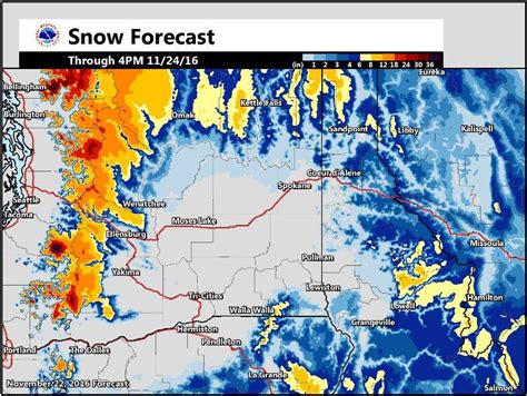Noaa Winter Storm Watch For Washington Today And Tomorrow 6 24 Of