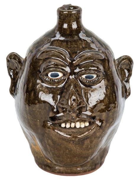 Lanier Meaders Folk Art Pottery Face Jug Jan 25 2020 Case Antiques